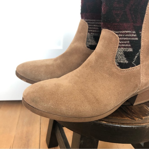 Bjorndal Austin Aztec leather Western Ankle Boots size 8 - Picture 7 of 11